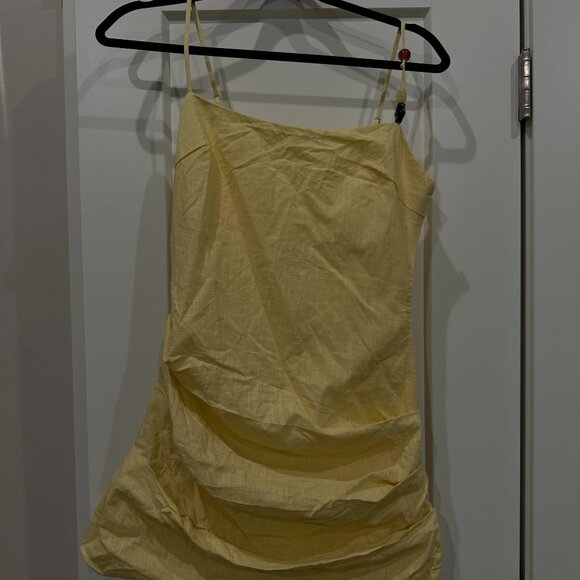 Peppermayo Adella Mini Dress Yellow - Picture 2 of 4